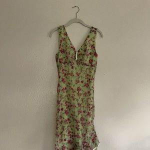 Green 90’s Summer Dress